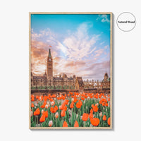 Ottawa Fine Art Photo Print, Parliament Hill, Canada, Ontario, Tulip Festival, Wall Decor