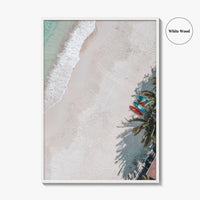 Pacific Beach Fine Art Photo Print, San Diego, California, USA, Aerial Coastline Wall Poster