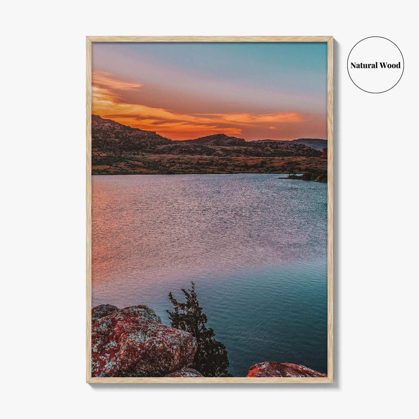 Oklahoma Fine Art Photo Print, Wichita Mountains Wildlife Refuge, Lawton, USA Landscape Poster