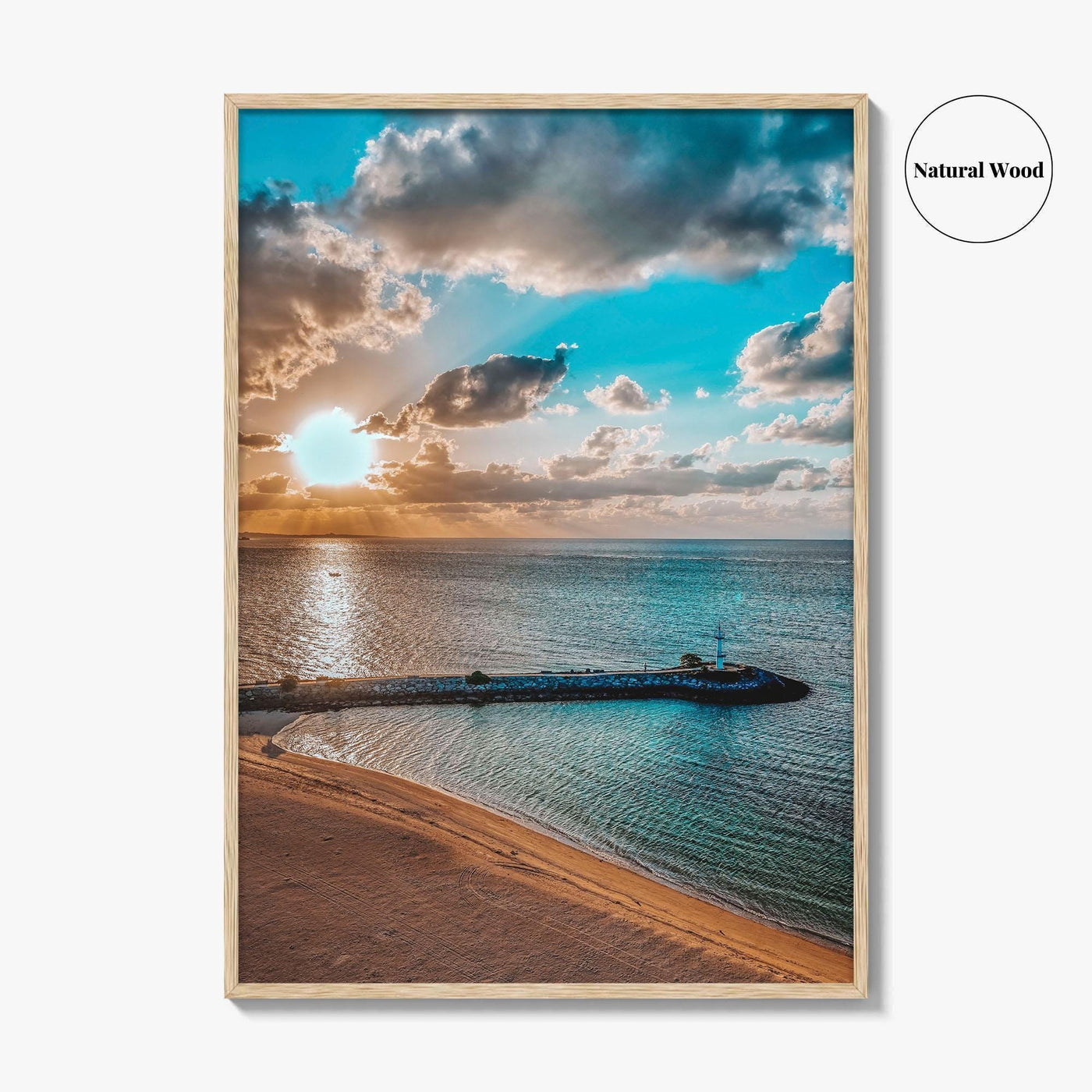 Okinawa Fine Art Photo Print, Naha Japan Wall Decor Poster, Harbor Lighthouse
