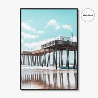 Ocean City NJ Fine Art Photo Print, Boardwalk Fishing Pier, Jersey Shore Poster