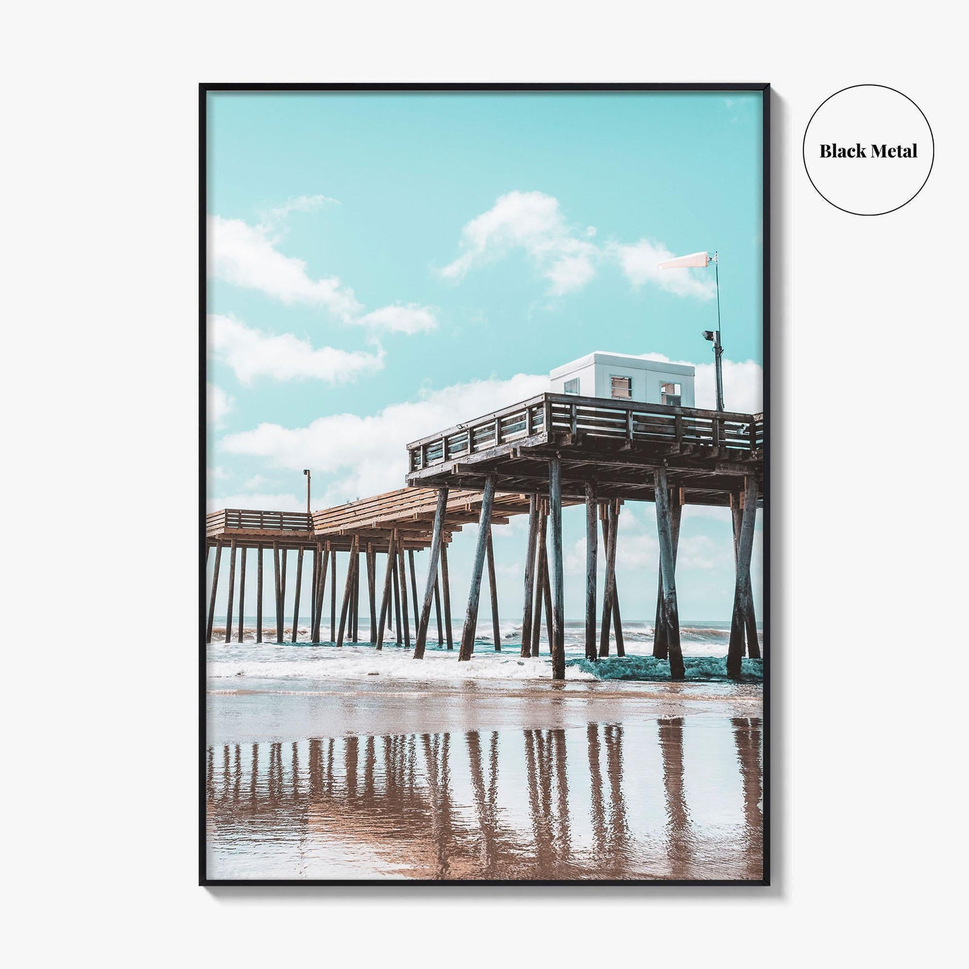 Ocean City NJ Fine Art Photo Print, Boardwalk Fishing Pier, Jersey Shore Poster