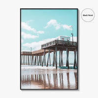 Ocean City NJ Fine Art Photo Print, Boardwalk Fishing Pier, Jersey Shore Poster
