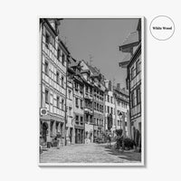 Nuremberg Black and White Fine Art Photo Print, Nürnberg Germany, Weissgerbergasse