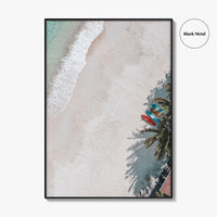 Pacific Beach Fine Art Photo Print, San Diego, California, USA, Aerial Coastline Wall Poster