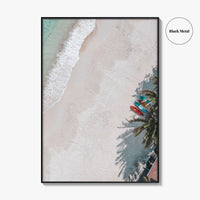 Pacific Beach Fine Art Photo Print, San Diego, California, USA, Aerial Coastline Wall Poster