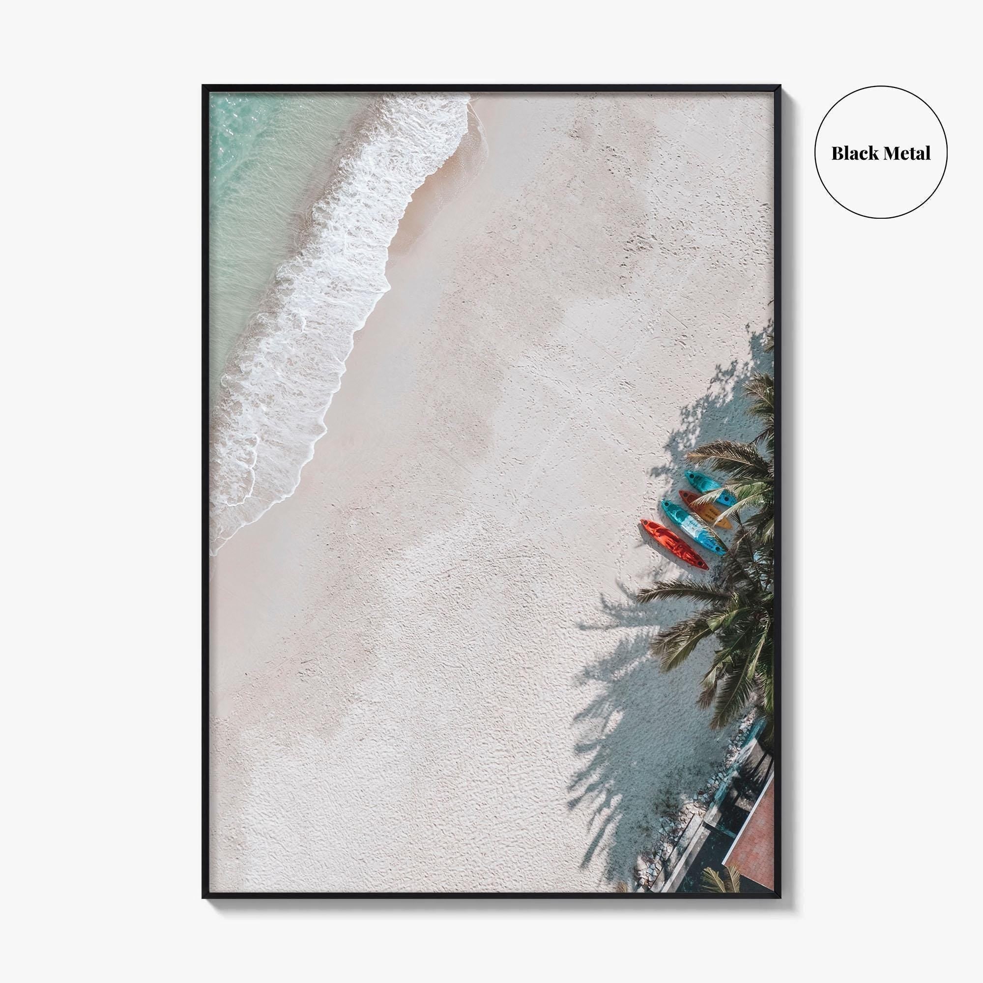 Pacific Beach Fine Art Photo Print, San Diego, California, USA, Aerial Coastline Wall Poster