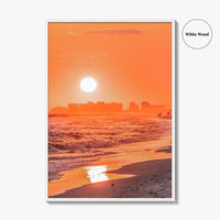 Pensacola Skyline Fine Art Photo Print, Santa Rosa Beach Florida Wall Poster