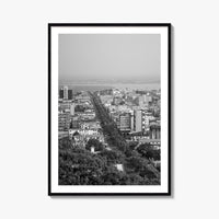 Monrovia Black and White Fine Art Photo Print, Liberia Cityscape Wall Decor Poster
