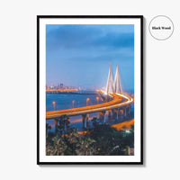 Mumbai Fine Art Photo Print, Bandra-Worli Sea Link, Bombay, India, Wall Art