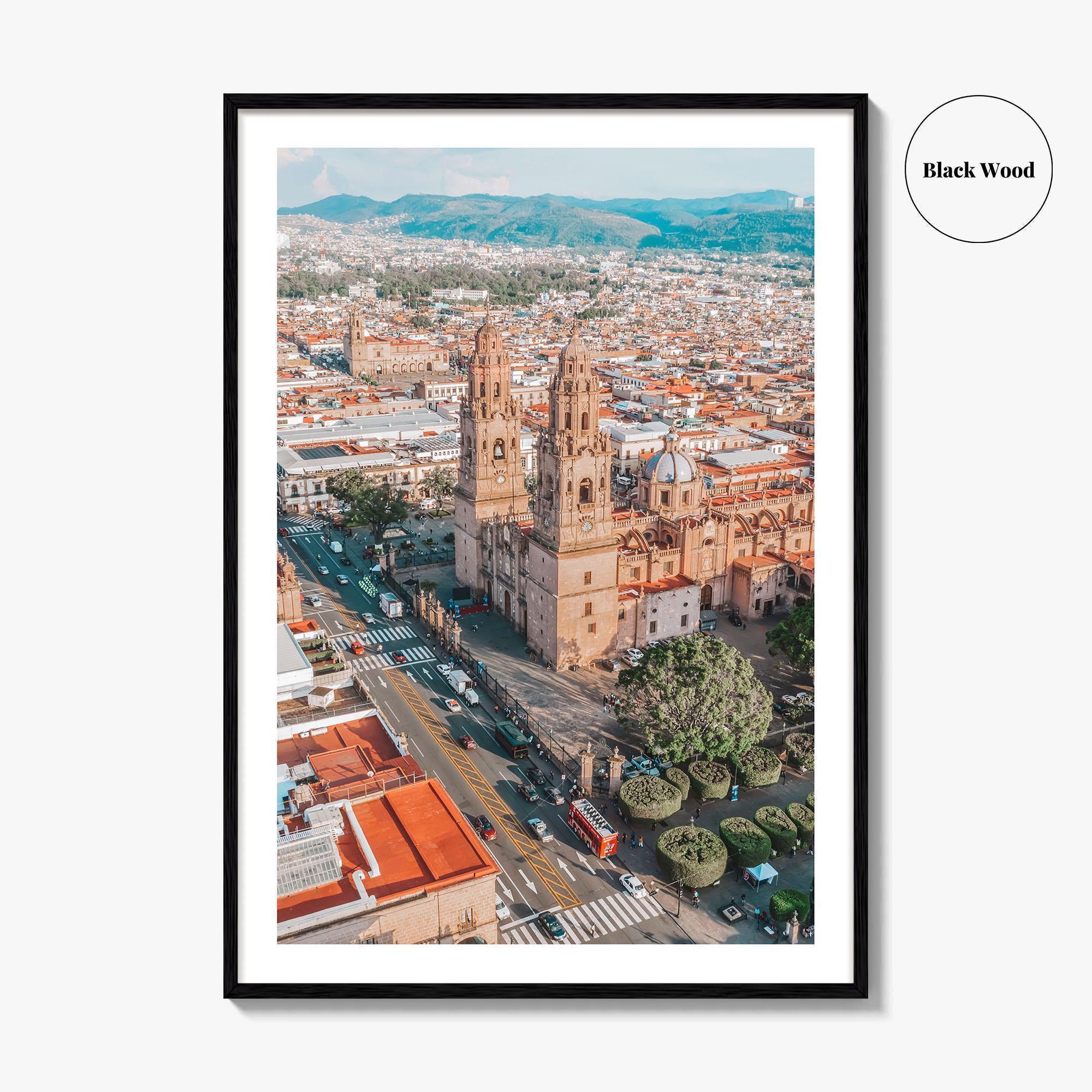 Morelia Fine Art Photo Print, Michoacan Mexico Wall Decor Poster