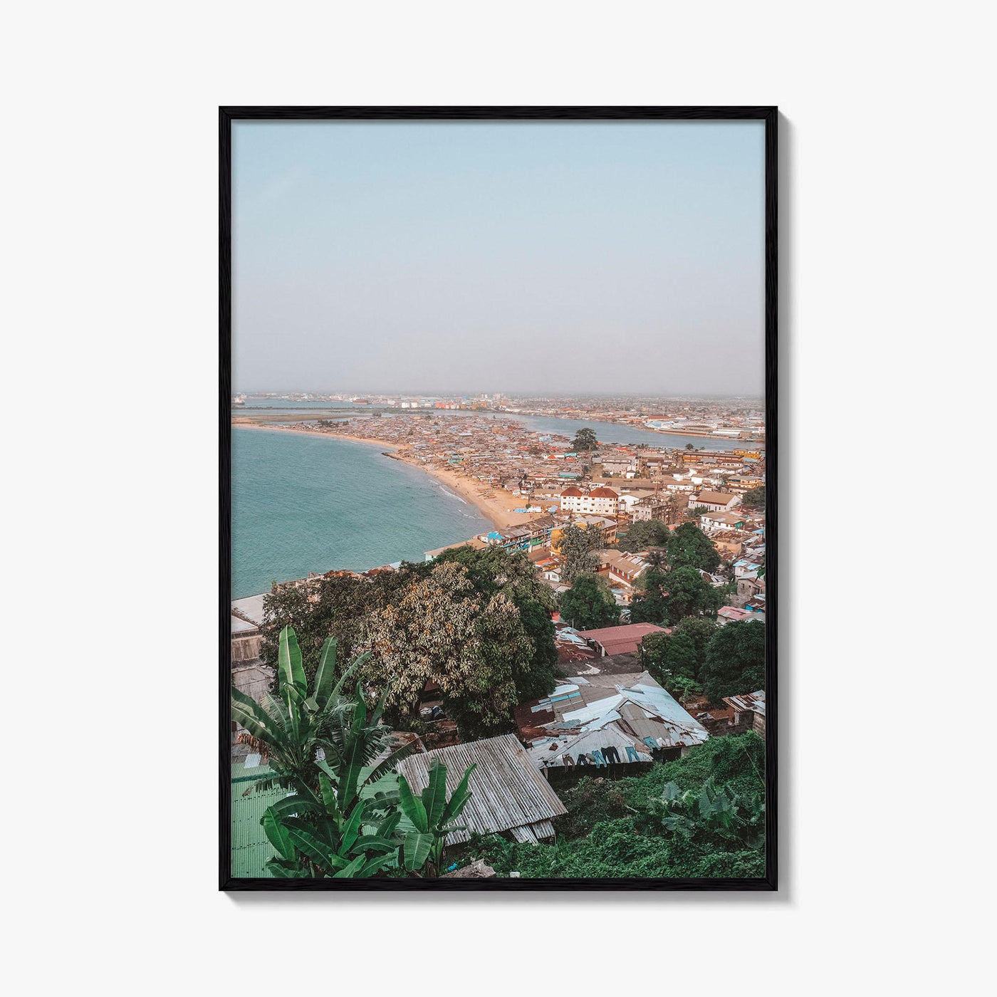 Monrovia Skyline Fine Art Photo Print, Liberia Wall Poster, West Africa