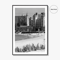 Montevideo Black and White Fine Art Photo Print, Uruguay, Mercosur Parliament, Wall Poster