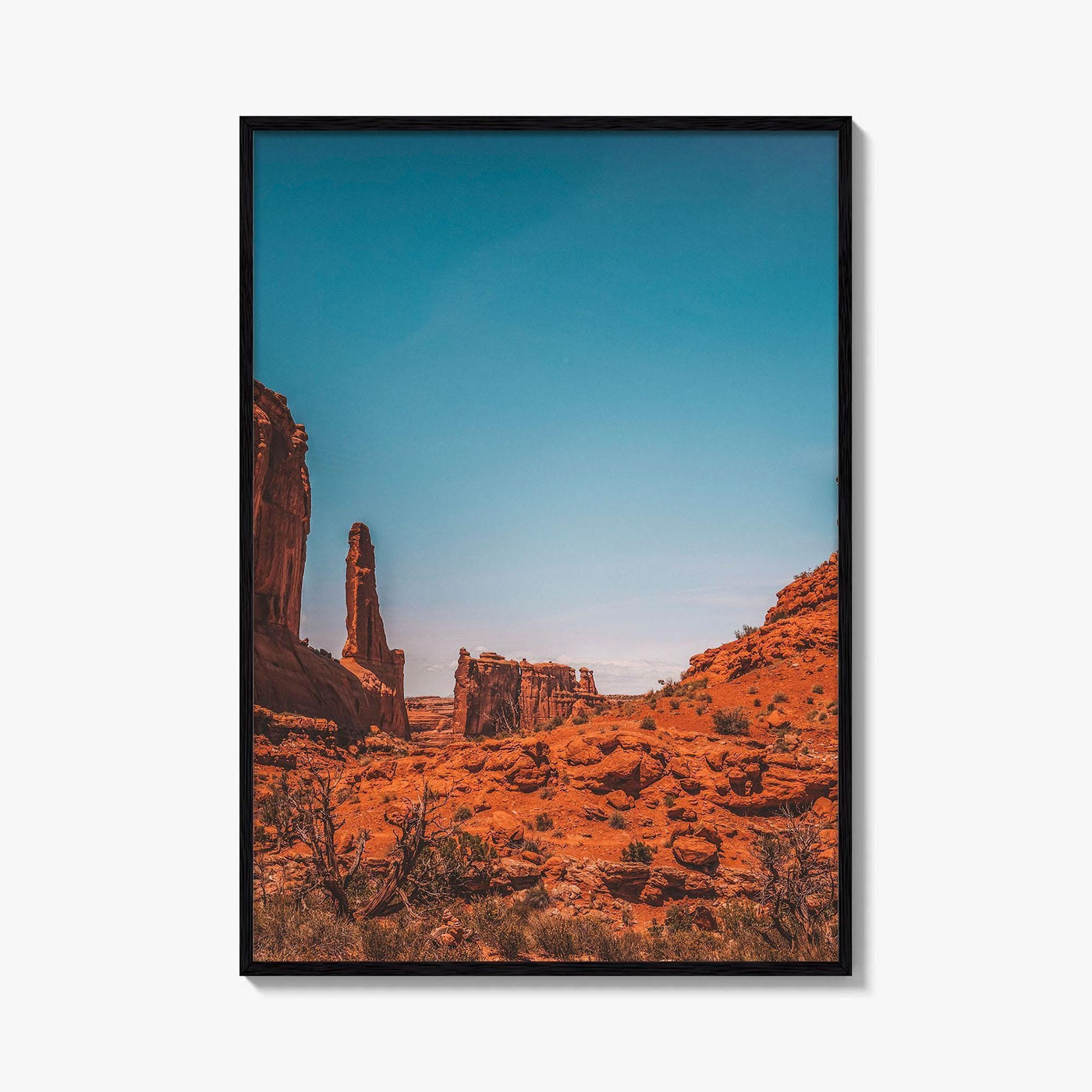 Moab Fine Art Photo Print, Utah, Arches National Park, Canyonlands, Blue Sky Desert Poster