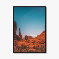 Moab Fine Art Photo Print, Utah, Arches National Park, Canyonlands, Blue Sky Desert Poster