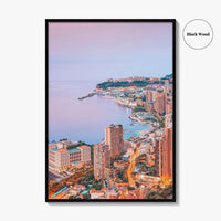 Monaco Skyline Fine Art Photo Print, Monte Carlo, Poster