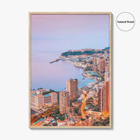 Monaco Skyline Fine Art Photo Print, Monte Carlo, Poster