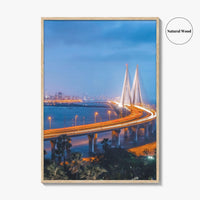 Mumbai Fine Art Photo Print, Bandra-Worli Sea Link, Bombay, India, Wall Art