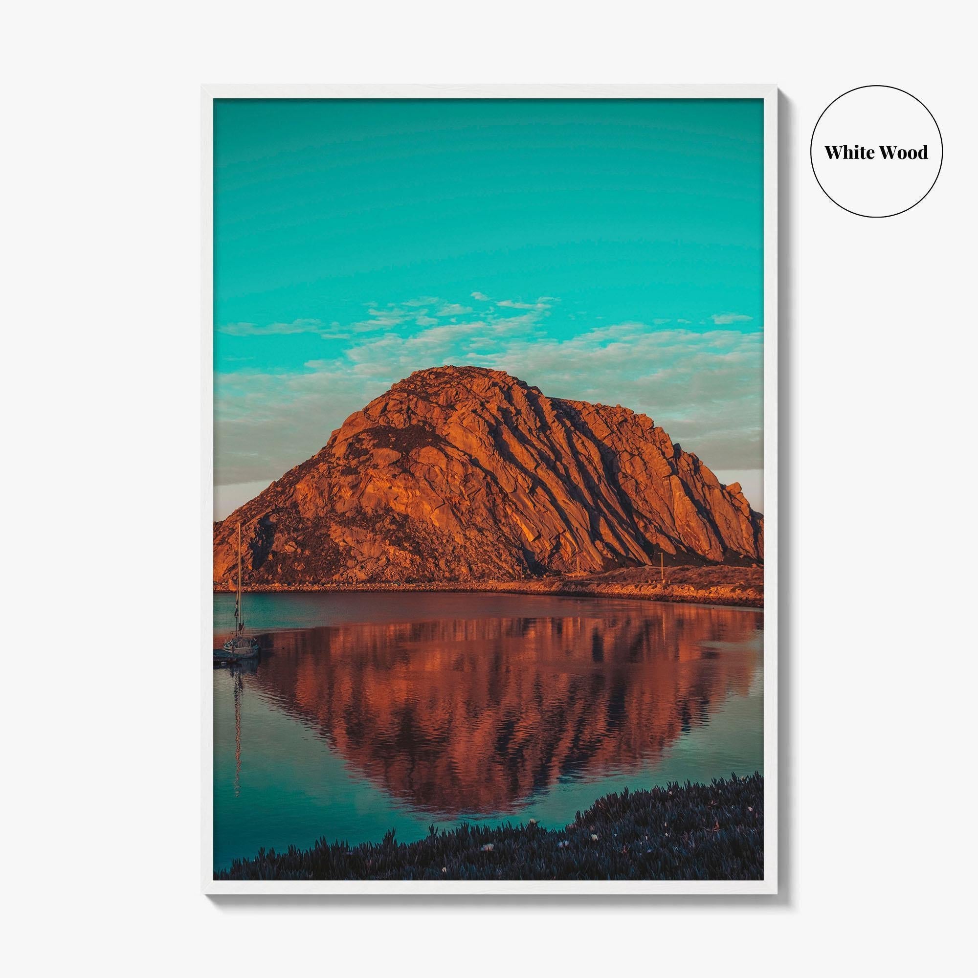 Morro Bay Fine Art Photo Print, Morro Rock, Central California Poster, USA