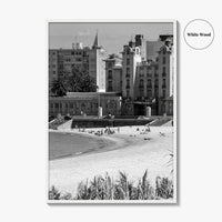Montevideo Black and White Fine Art Photo Print, Uruguay, Mercosur Parliament, Wall Poster