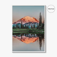 Mount Rainier Fine Art Photo Print, Tipsoo Lake, National Park, Washington USA Poster