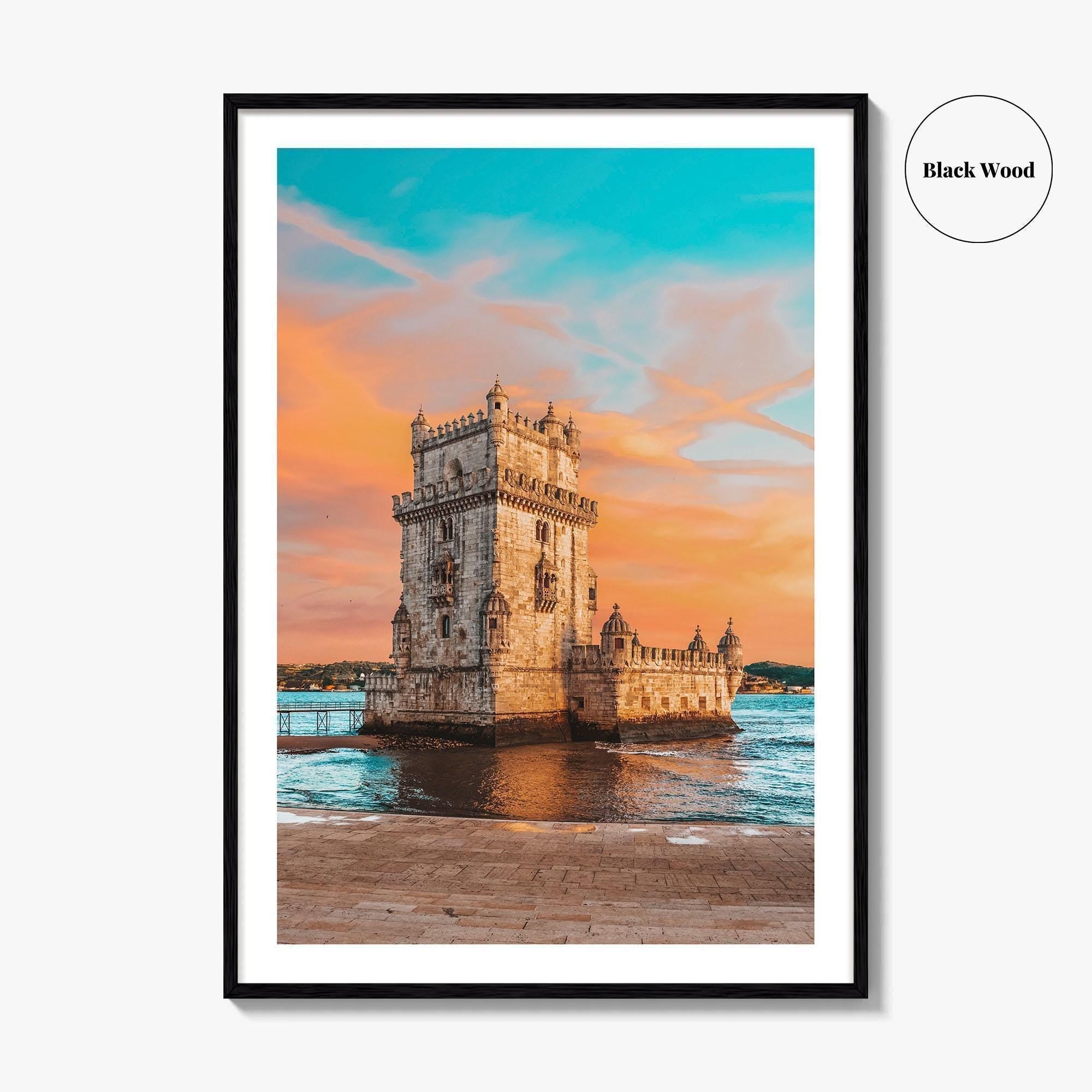 Lisbon Fine Art Photo Print, Belem Tower, Lisboa, Portugal Wall Decor Poster