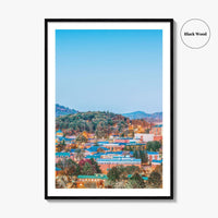 Boone Skyline Fine Art Photo Print, North Carolina, Appalachian State University, USA Poster