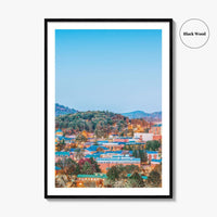Boone Skyline Fine Art Photo Print, North Carolina, Appalachian State University, USA Poster
