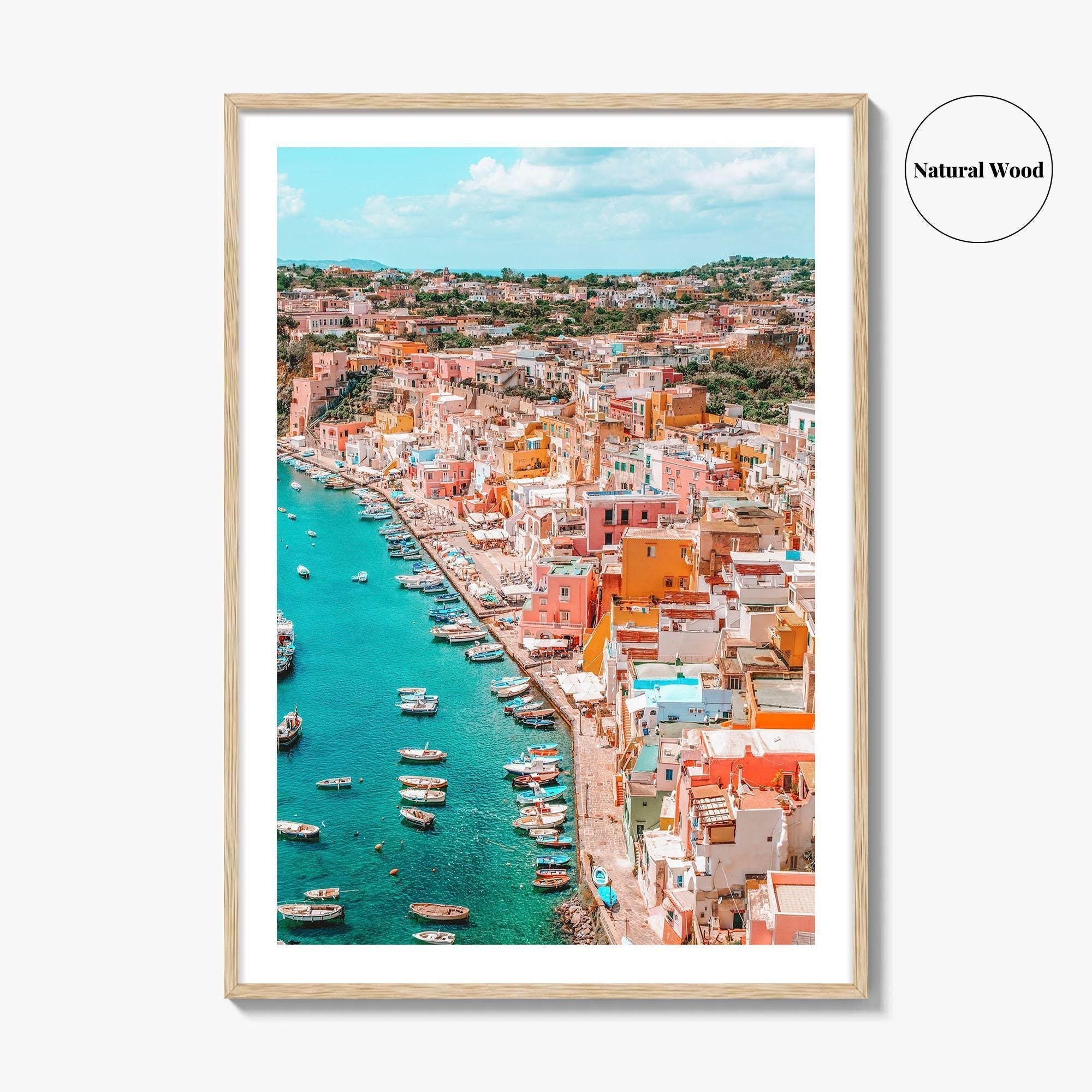 Procida Fine Art Photo Print, Naples Italy, Flegrean Islands, Wall Poster