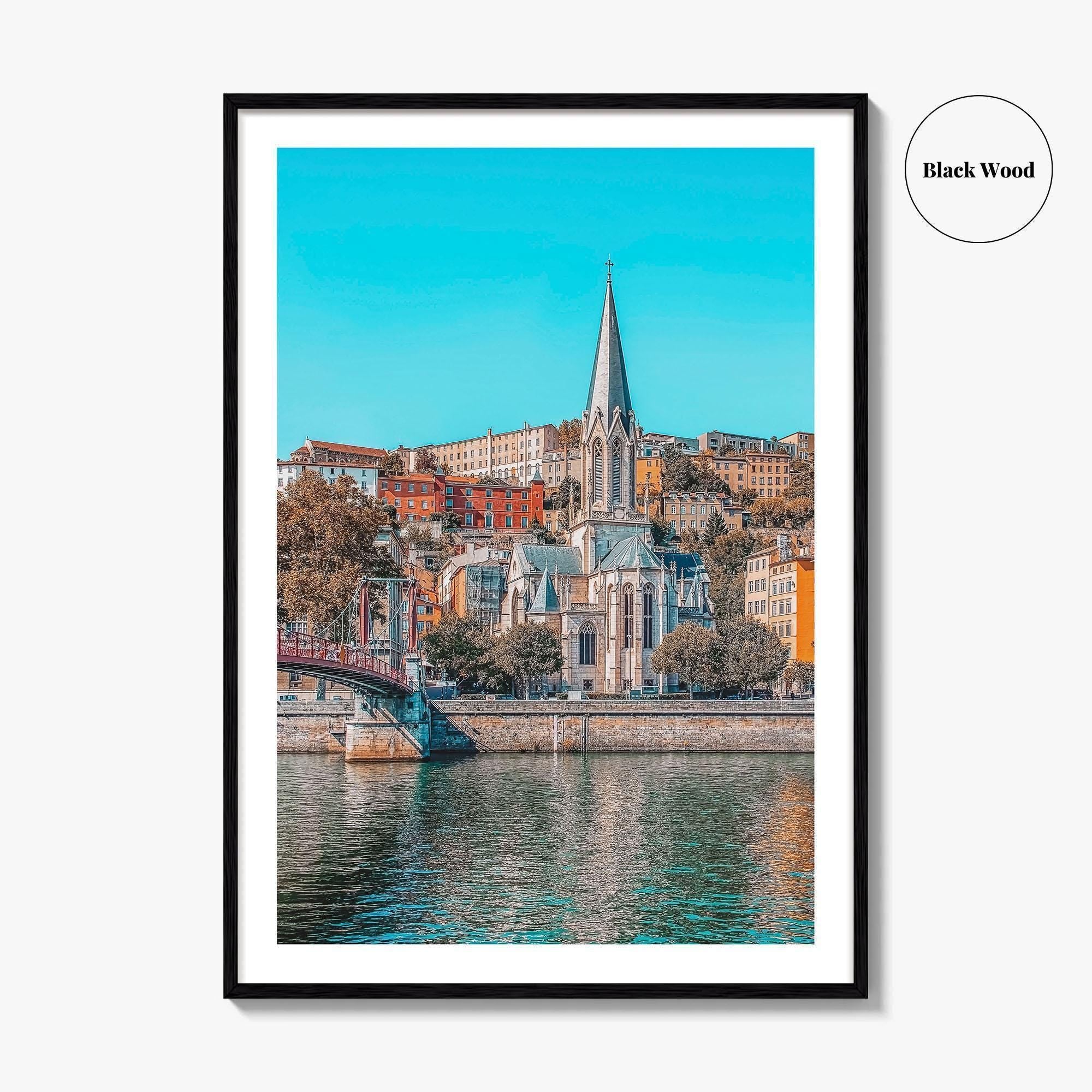 Lyon Fine Art Photo Print, France Wall Decor, French City Poster