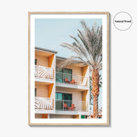 Palm Springs Fine Art Photo Print, California Wall Decor Poster, Hotel Balconies