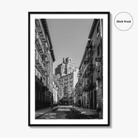 Greenwich Village Black and White Fine Art Photo Print, Gay Street, Manhattan NYC