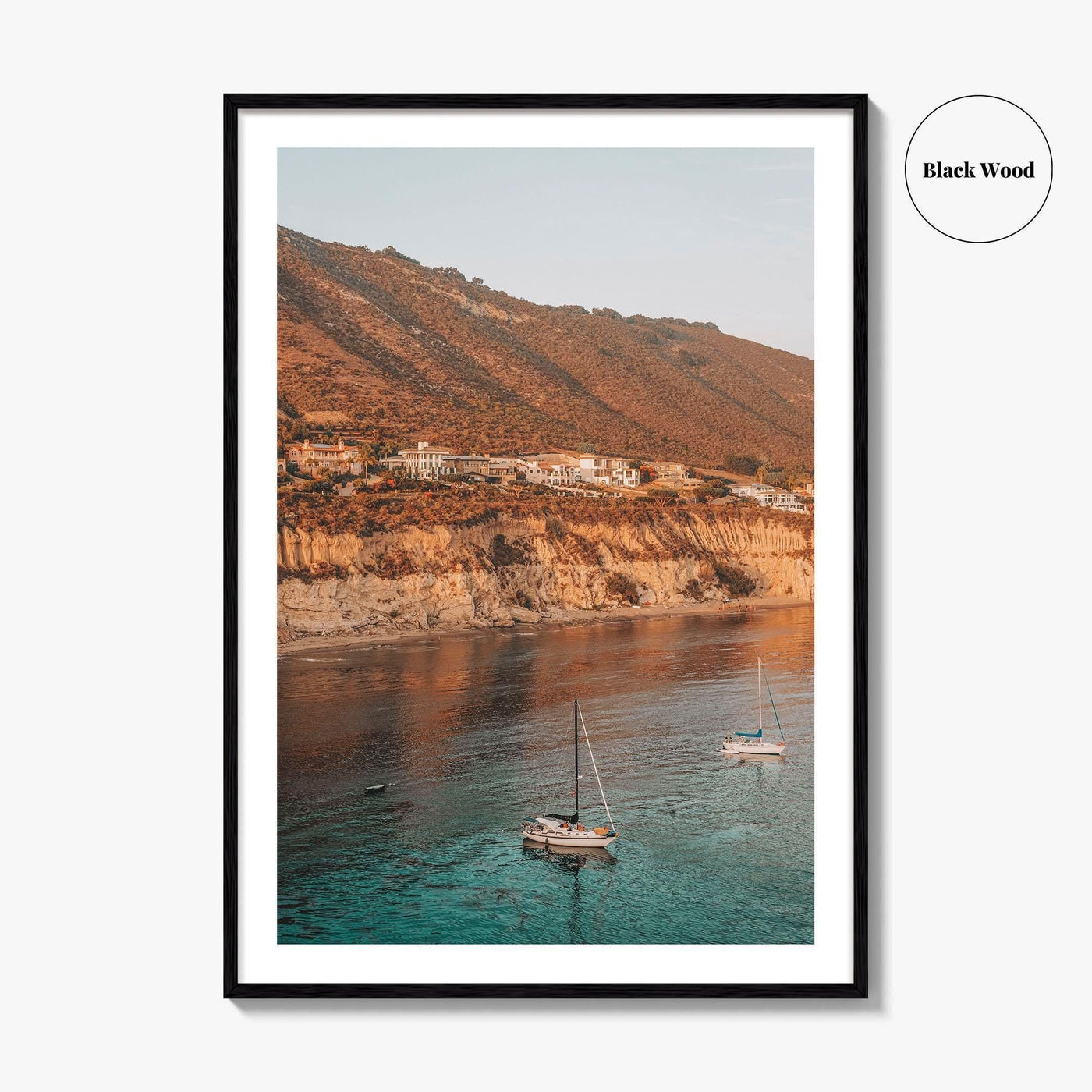 Pirates Cove Beach Fine Art Photo Print, Avila Beach, California Sailboats Poster