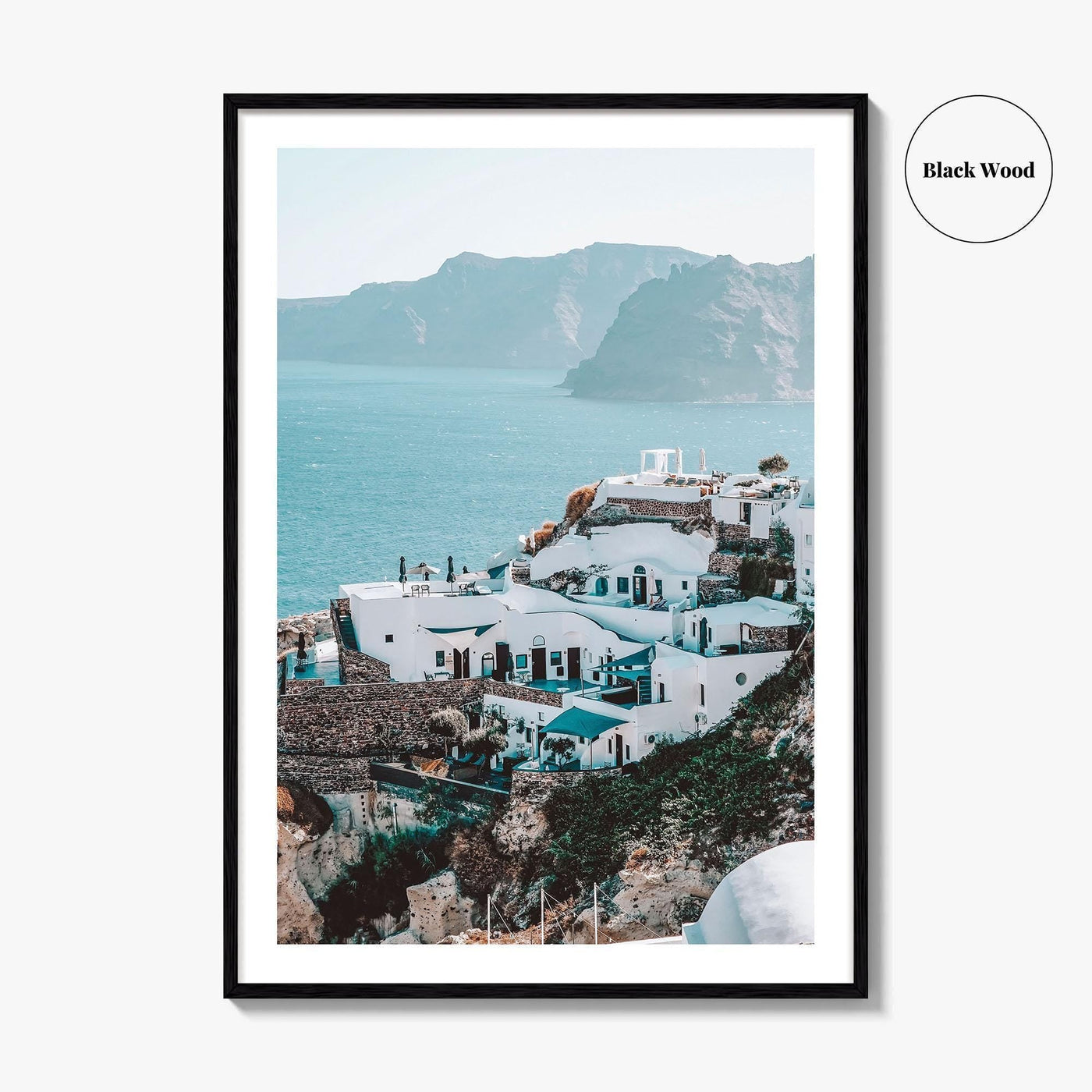 Santorini Fine Art Photo Print, Oia, Greece, Cyclades, Aegean Sea, Greek Island Poster