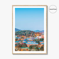 Boone Skyline Fine Art Photo Print, North Carolina, Appalachian State University, USA Poster