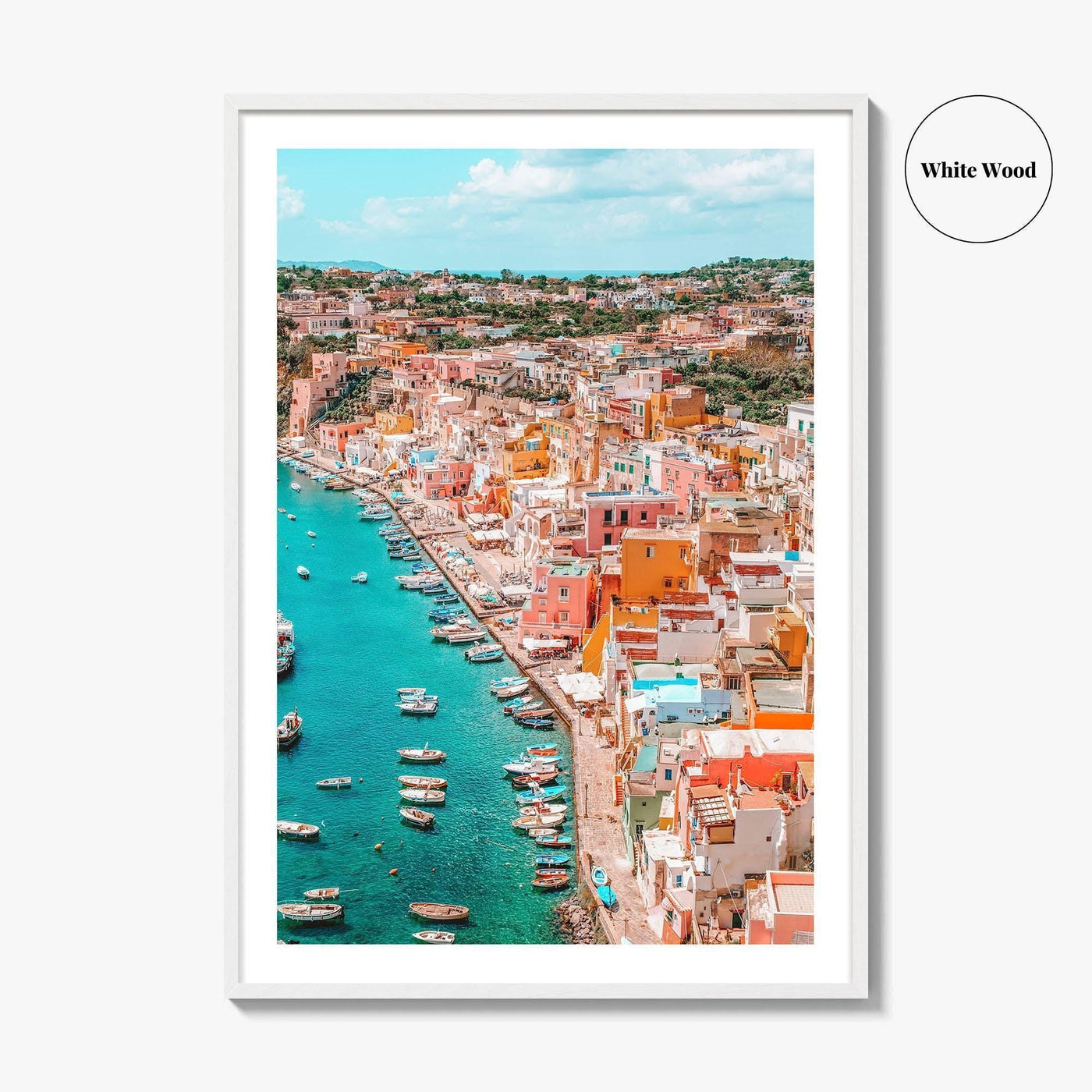 Procida Fine Art Photo Print, Naples Italy, Flegrean Islands, Wall Poster