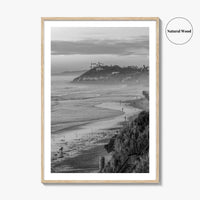Encinitas Black and White Fine Art Photo Print, San Diego Poster, California Poster