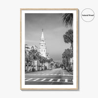 Charleston Black and White Fine Art Photo Print, SC Wall Poster, USA, French Quarter