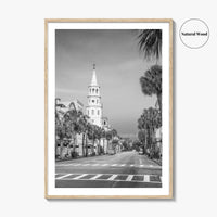 Charleston Black and White Fine Art Photo Print, SC Wall Poster, USA, French Quarter