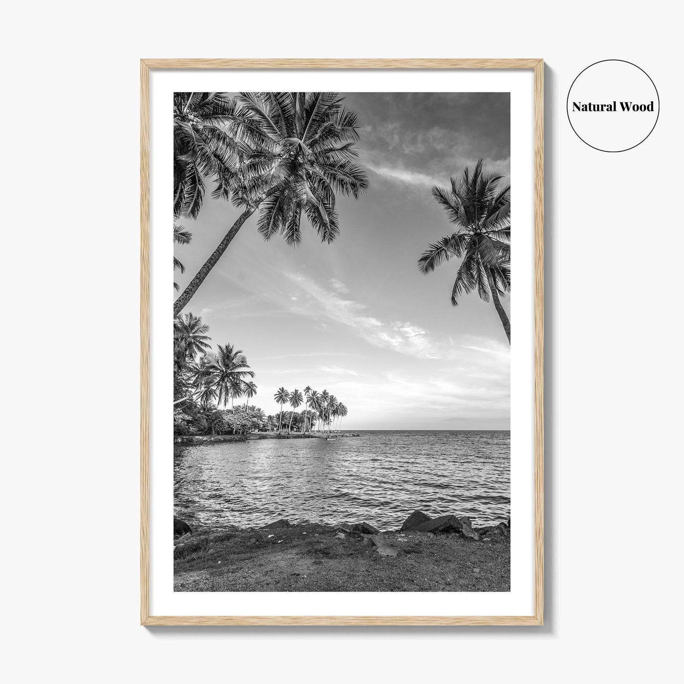 Madang Papua New Guinea Black and White Fine Art Photo Print, PNG Poster