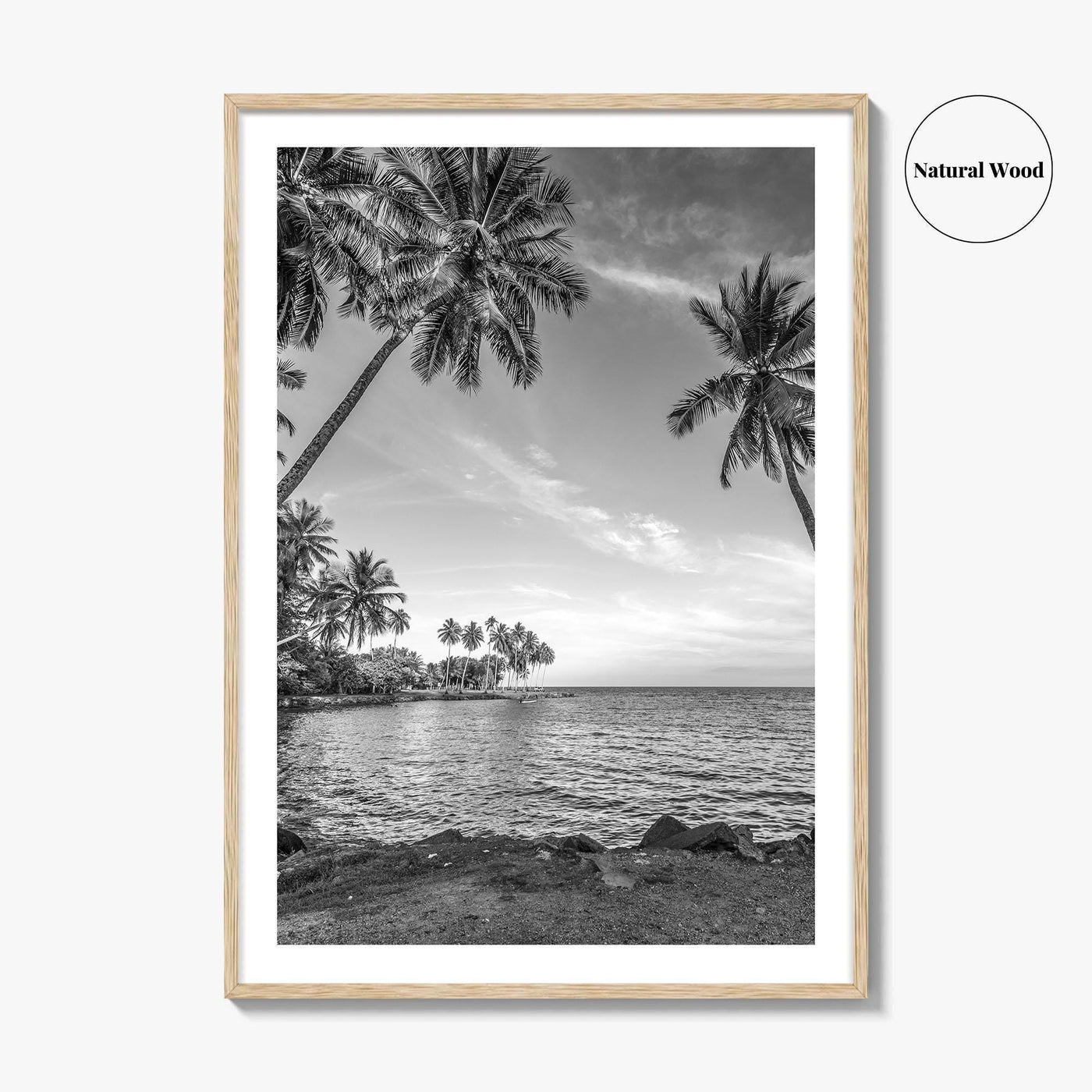 Madang Papua New Guinea Black and White Fine Art Photo Print, PNG Poster