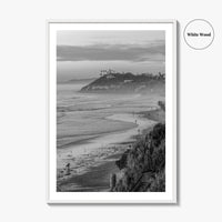 Encinitas Black and White Fine Art Photo Print, San Diego Poster, California Poster
