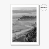 Encinitas Black and White Fine Art Photo Print, San Diego Poster, California Poster