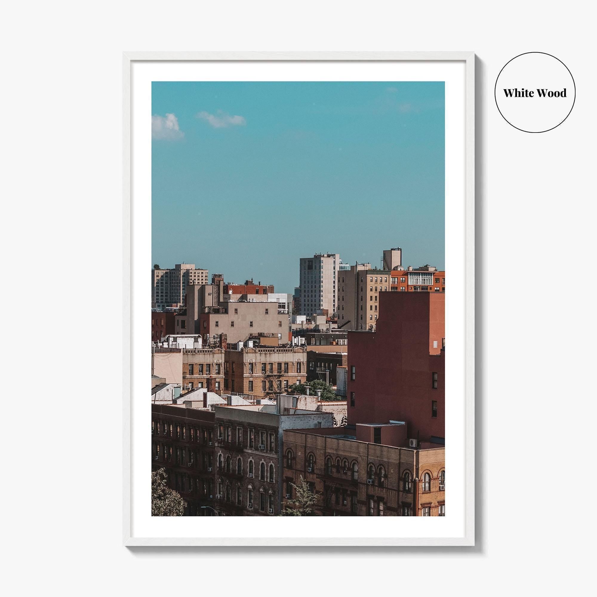 Harlem Skyline Fine Art Photo Print, New York City NYC, Manhattan, NY