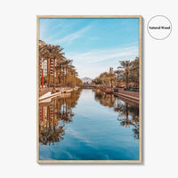 Scottsdale Fine Art Photo Print, Old Town Canal Waterfront, Arizona Wall Decor Poster, USA