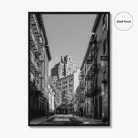 Greenwich Village Black and White Fine Art Photo Print, Gay Street, Manhattan NYC