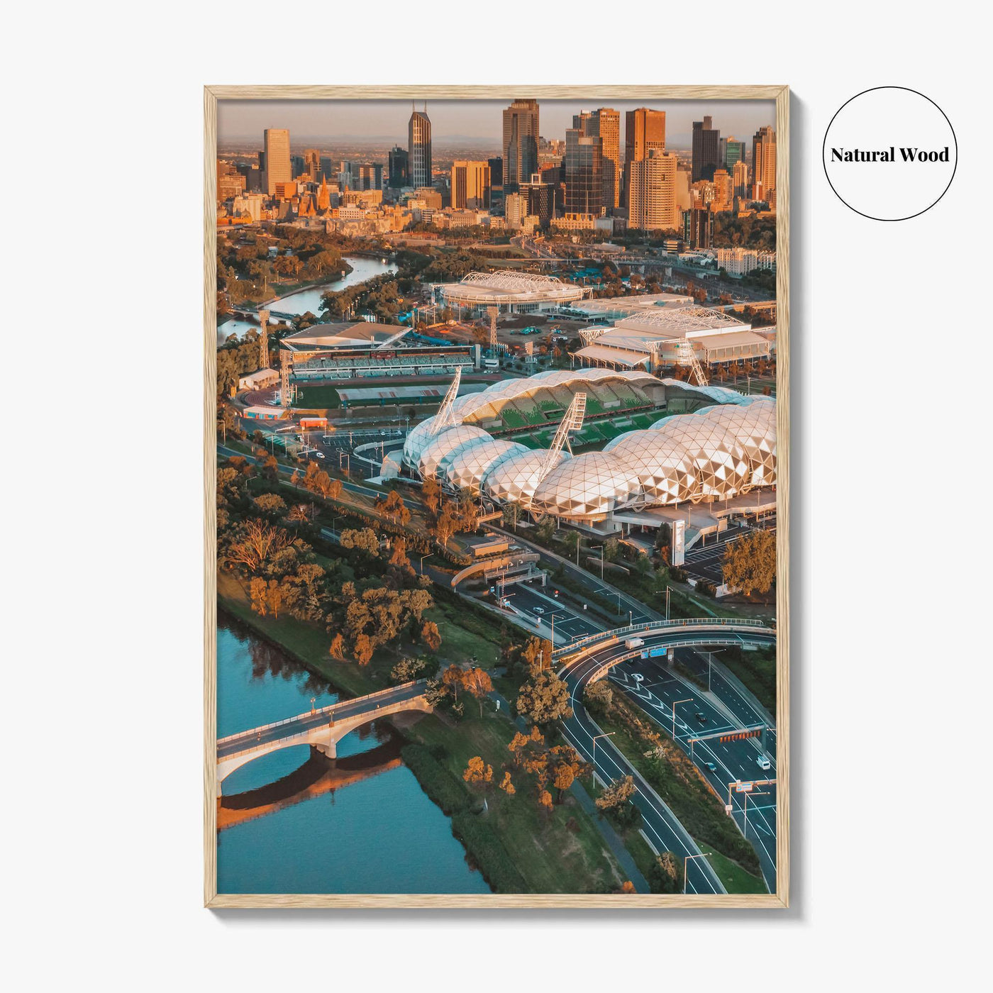 Melbourne Skyline Fine Art Photo Print, Aerial, Victoria, Australia, Wall Decor, Poster