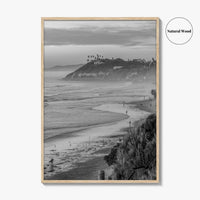 Encinitas Black and White Fine Art Photo Print, San Diego Poster, California Poster