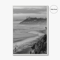 Encinitas Black and White Fine Art Photo Print, San Diego Poster, California Poster