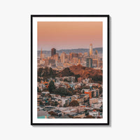San Francisco Skyline Fine Art Photo Print, California, USA, Wall Decor, Poster